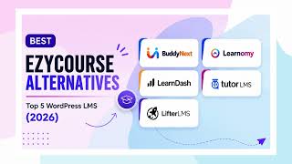 Best EzyCourse Alternatives: Learnomy, LearnDash, Tutor LMS & More
