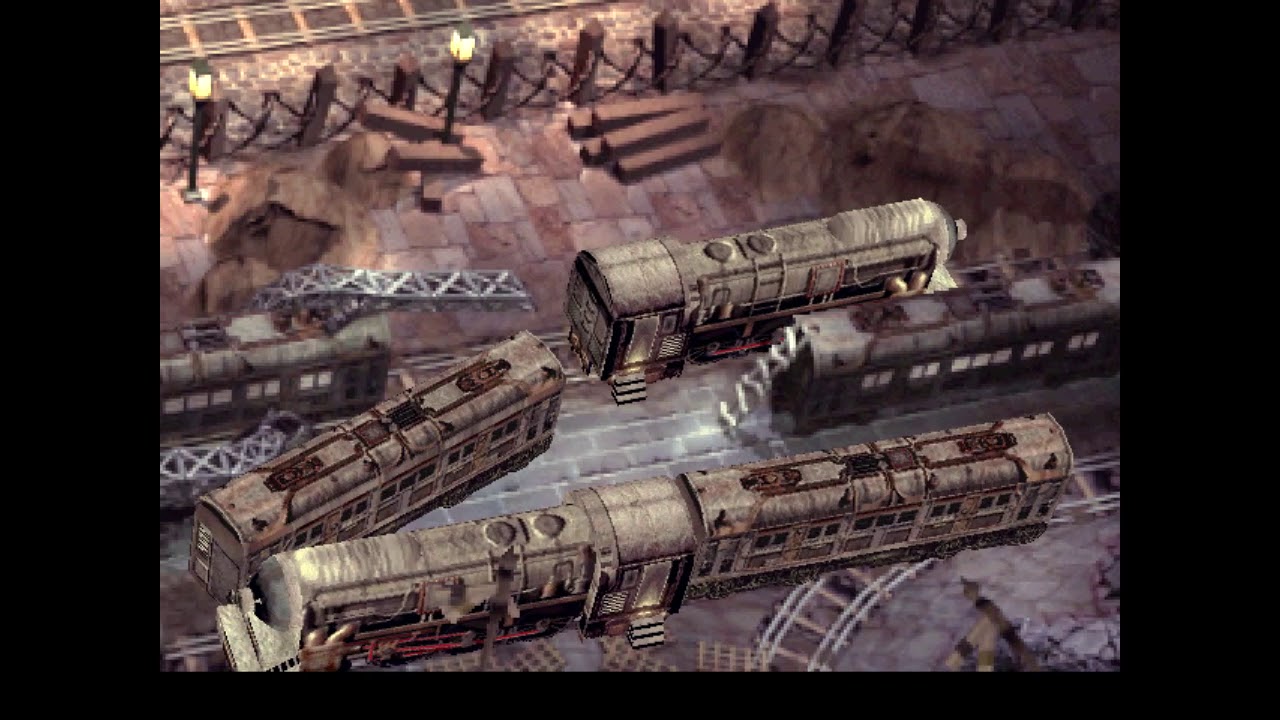 FINAL FANTASY VII Midgar City: Sector 7: Beating the Train Graveyard ...
