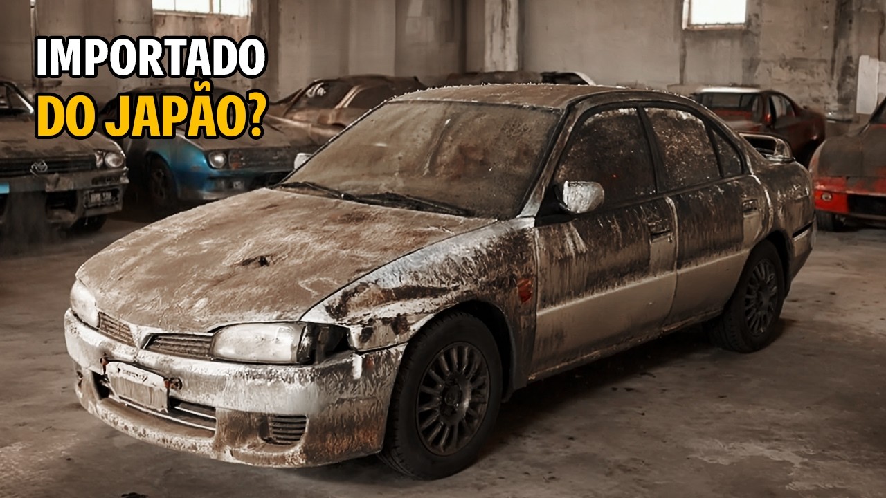 ENCONTREI UM MITSUBISHI LANCER ABANDONADO QUE FOI IMPORTADO DO JAPÃO? 😱 SERÁ QUE FUNCIONA?