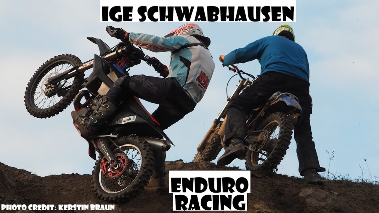 IGE Schwabhausen enduro racing action, like GNCC, GCC, motocross