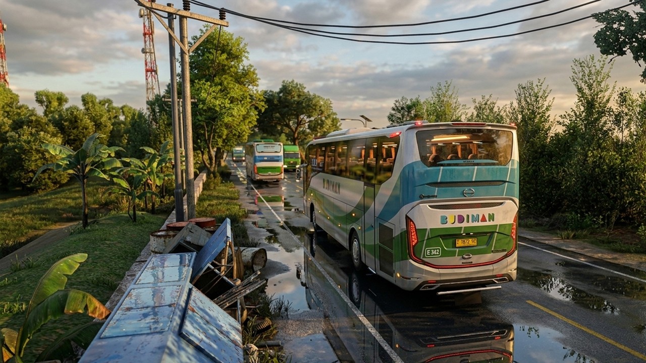 GAME DENGAN NUANSA JALANAN INDONESIA YANG SANGAT REAL BANGET #ets2