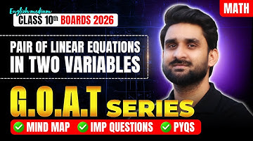 📐 Pair of Linear Equations in Two Variables | Class 10 Maths | Complete Chapter | Sonu Sir 💯