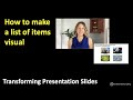 How to List Items on Presentation Slides