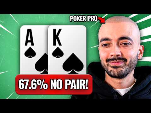 How Do Poker Pros Play AK When They Miss The Flop?