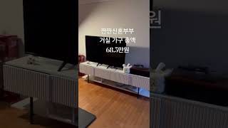 짠짠한 신혼부부 거실 가구 총액🦥🥹