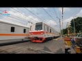 hunting kereta api papasan di perlintasan pramuka ada ka tawang jaya premium, menoreh &amp; kertajaya