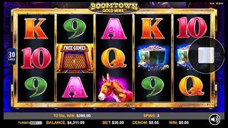 Boomtown Gold Mine Bonus Feature