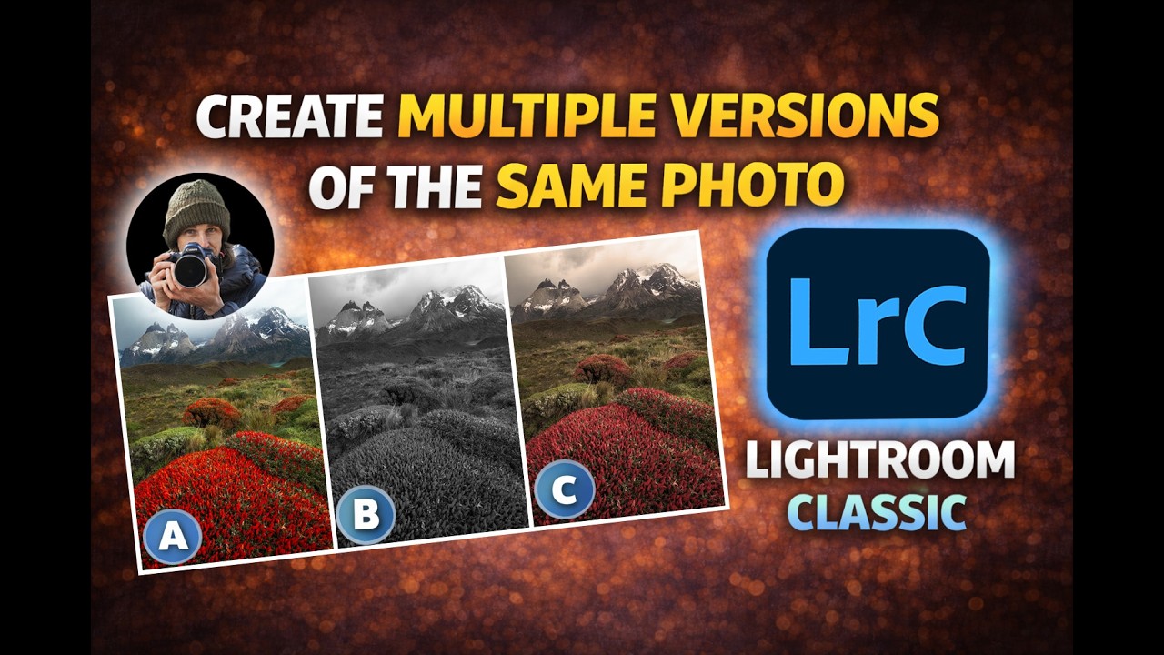 Как создать несколько версий одной и той же фотографии в Lightroom Classic с помощью виртуальных ...