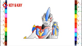 Cara Menggambar Ultraman Ginga Victory Paling Mudah