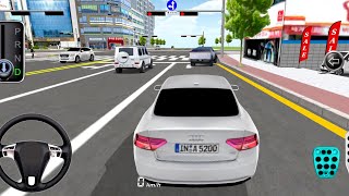 BRAND NEW WHITE AUDI R8 FOR PARKING - 3d DRIVING CLASS GAMEPLAY || CAR GAME  screenshot 2