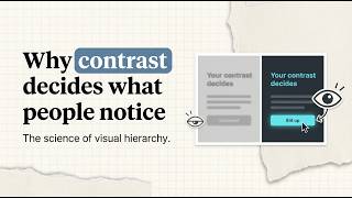 Why Contrast Decides What People Notice | Visual Hierarchy in UX Explained in Tamil