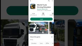 How To Download World Truck Driving Simulator Games//#truck#simulator#games#shorts#driveinggames screenshot 1