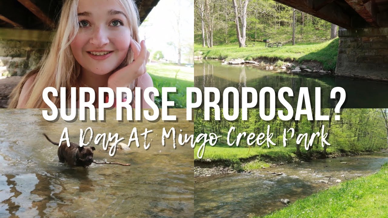 SURPRISE PROPOSAL? hiking and swimming at mingo creek park YouTube