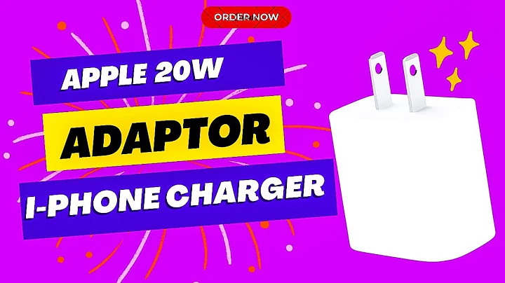 Apple 20W USB-C Power Adapter - iPhone Charger with Fast Charging Capability, Type C Wall Charger