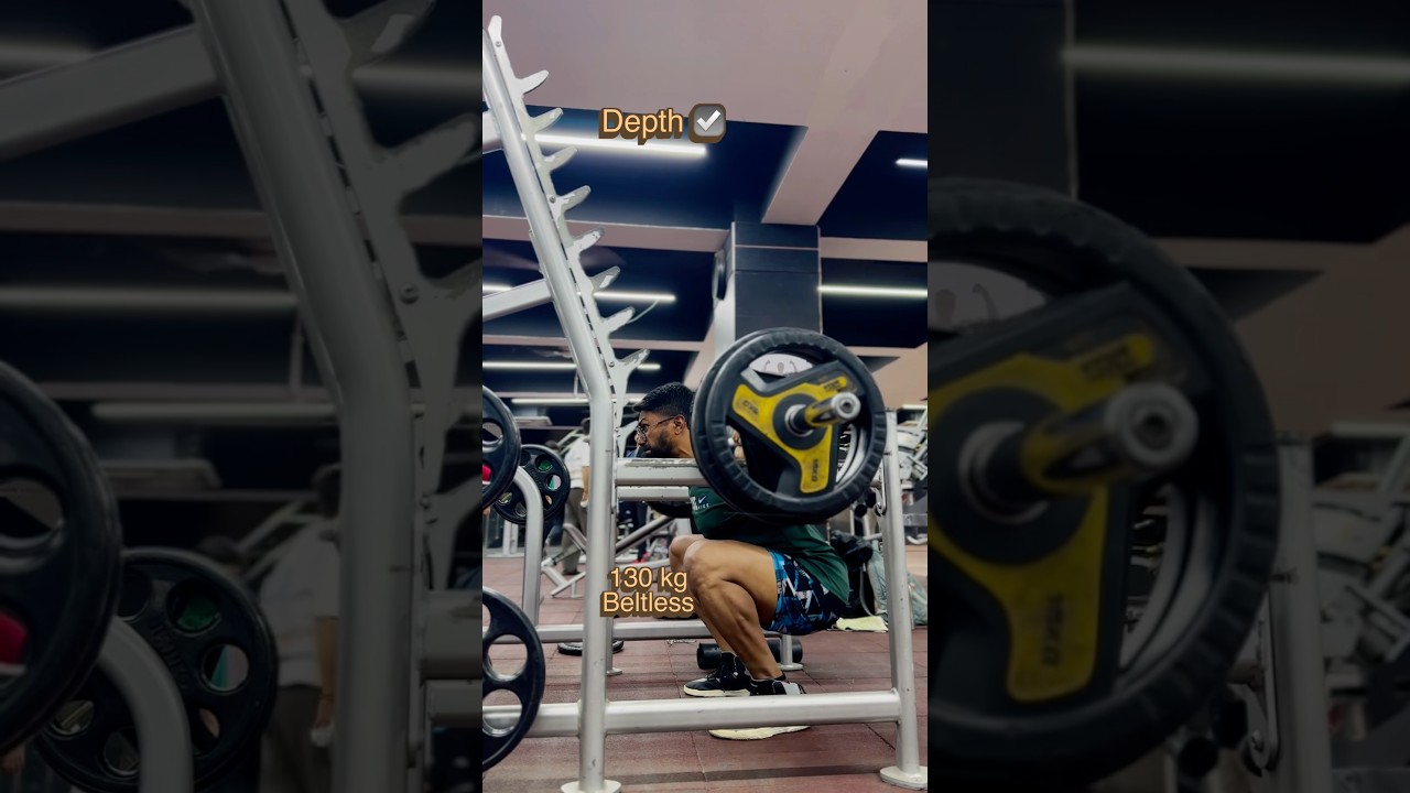 Raw Squat | 130 kg | Beltless
