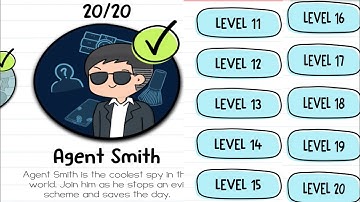 Agent smith Level 11 to 20 Solutions | Brain Test 2 : Tricky stories |