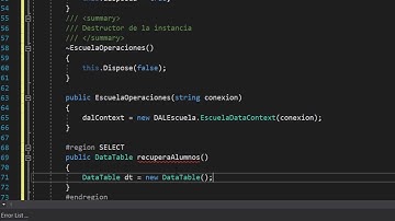 Capa de Transacciones del Negocio en ASP.NET Visual C# con Visual Studio Community