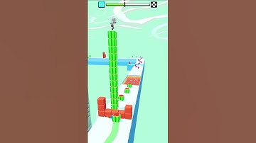 Cube Surfer! 🏄| Gameplay | 💇‍♀️ Walkthrough (Android, iOS) 😱| All Levels | 3D Games  #shorts