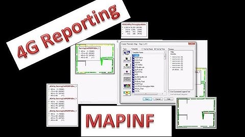 How to make 4G kpi report using mapinfo