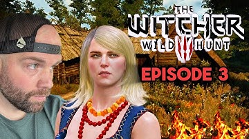 I Followed a Witch into the DARK… Things Got WILD | The Witcher 3 FIRST Time | DEATHMARCH Ep. 3