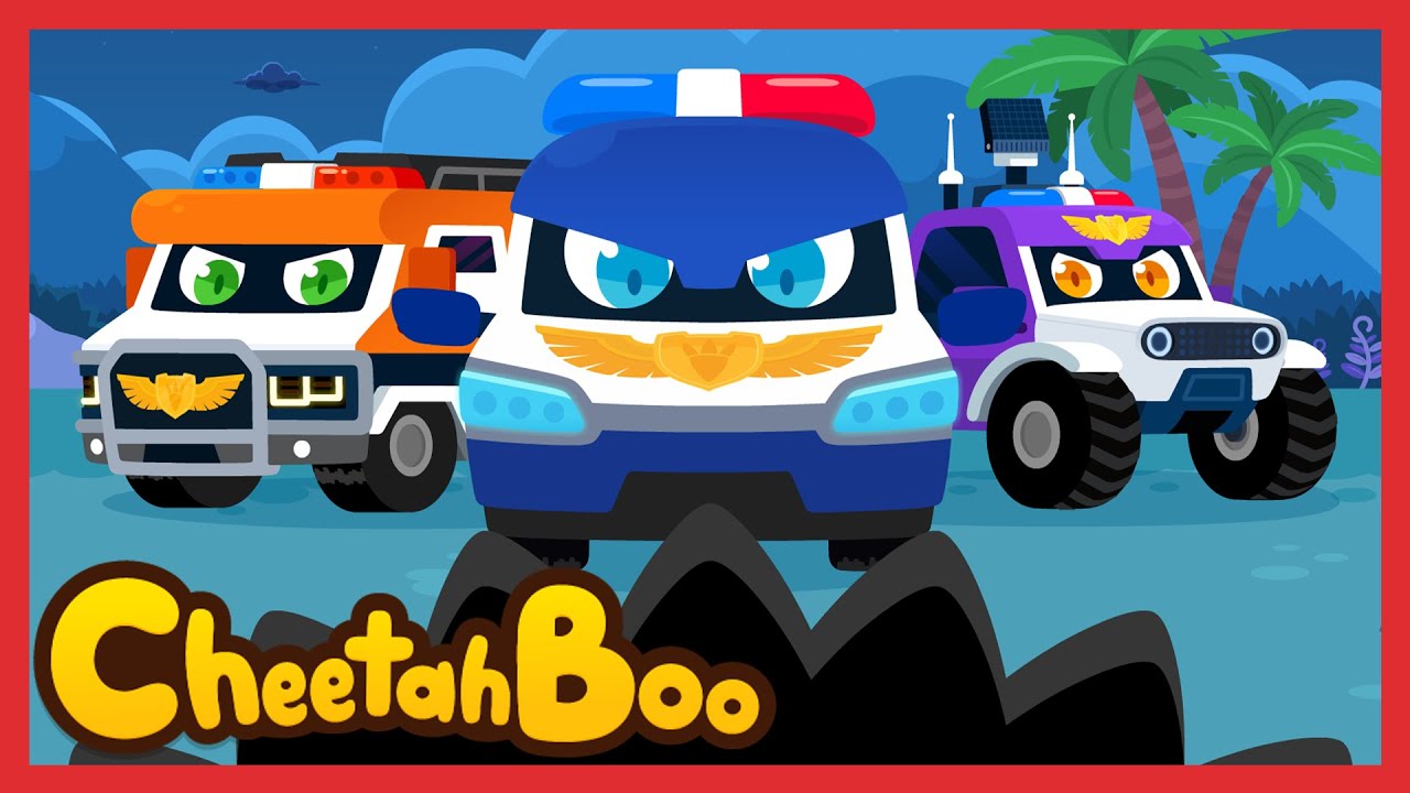 Aduh! Penjahat Hilang! Dino Car! 🦖🚨💨| Lagu anak indonesia | Lagu Anak | #Cheetahboo