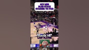 Blob Stack ➡️ Stagger ➡️ Pick & Roll for @GCU_MBB 🏀🧠