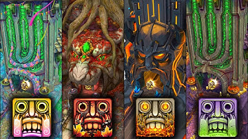 Temple Run 2 Holi Festival Vs Temple Run 2 Jungle Fall Vs Temple Run 2 Volcano Island Vs Temple Run