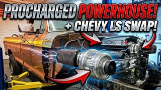 F250 ProCharged LS3 motor mounts and crossmember mounts