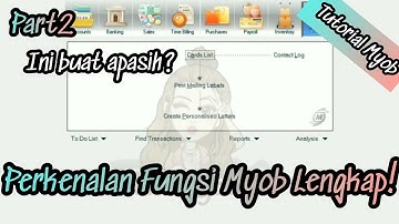 PERKENALAN FUNGSI MYOB - TUTORIAL MYOB LENGKAP || Mbak Gabuts