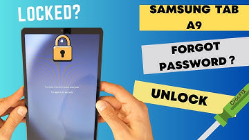 Forgot password on SAMSUNG TAB A9 or A9+ ? Locked - unlock & FACTORY reset with CrocFIX