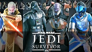 Star Wars Jedi Survivor - All Enemies / Tactical Guide (PS5 60FPS)
