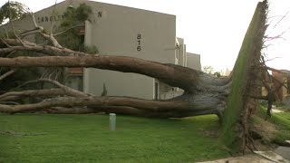 Red Cross Disaster Team responding to 10 cases as a result of Friday night's storm