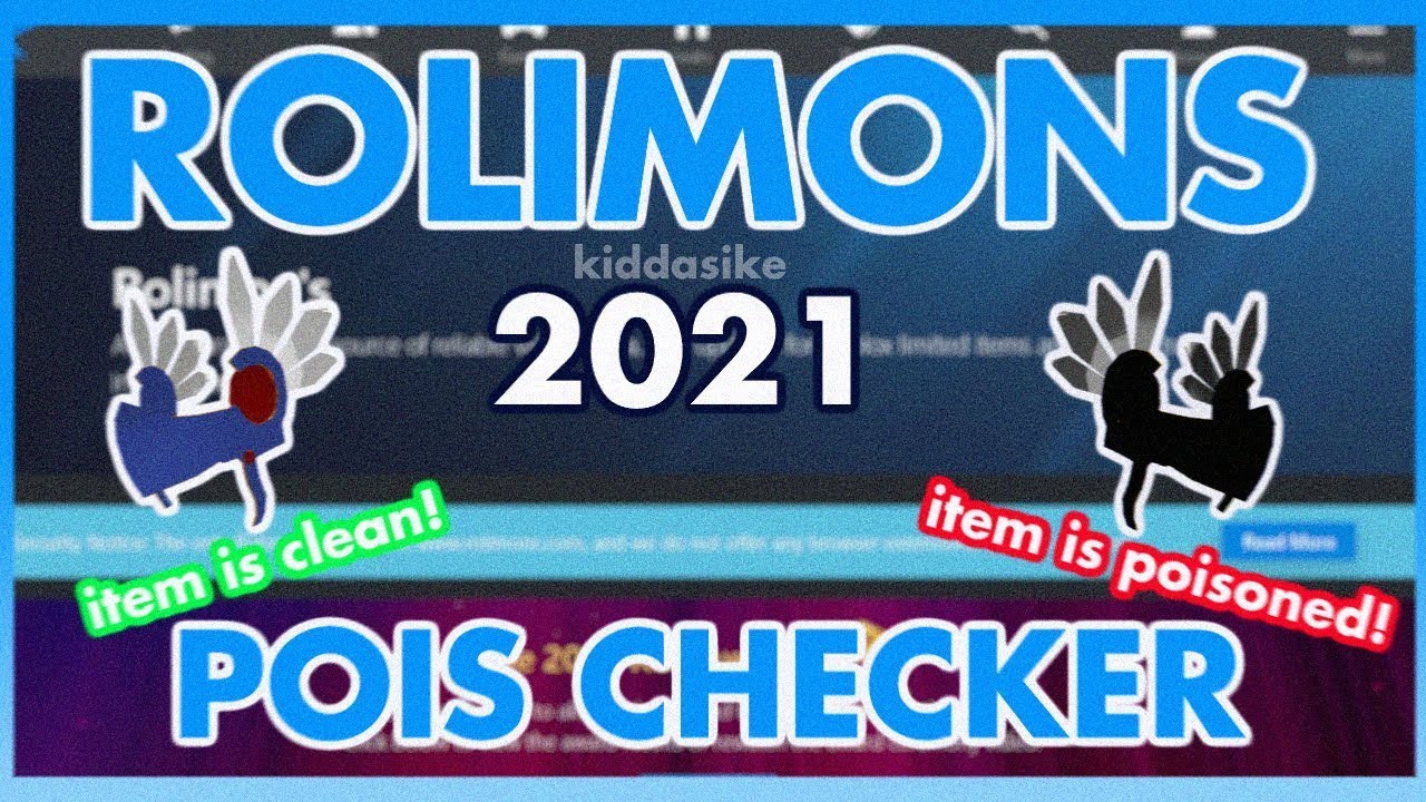 Check Roblox Item Status - V1 Rolimon's Status Checker 