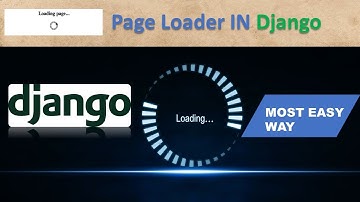 How To Create Web Page loader  in Django | Preloader in Django
