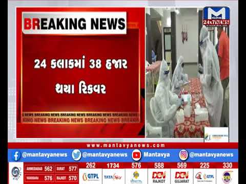 દેશમાં 24 કલાકમાં 42,800 નવા કેસ