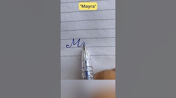 ‘Mayra’ name in cursive writing ✍️ #youtubeshorts #viral #trending #shortvideo #shorts #short #art