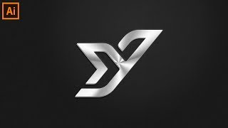Letter Y Logo In Illustrator // Professional Logo Design letter ( Y )