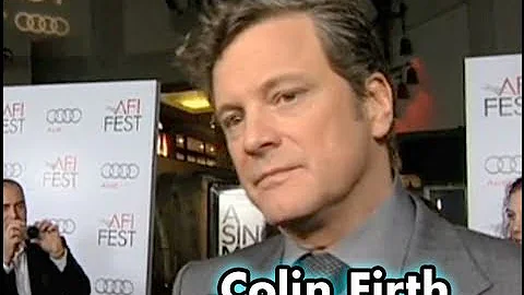 Colin Firth on Director Tom Ford and A SINGLE MAN