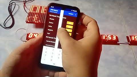 Cara Pengaturan Apk JWS Matrix Bluetooth