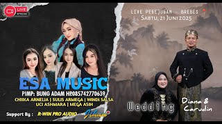 🔴LIVE ESA MUSIC || WEDDING RECEPTION: DIANA SARASWATI || PAGEJUGAN,21 JUNI 2025