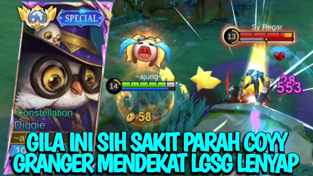 DAMAGE DIGGIE SEMAKIN MERESAHKAN!! GRANGER MENDEKAT LANGSUNG LENYAP‼️BUILD DIGGIE TERSAKIT 