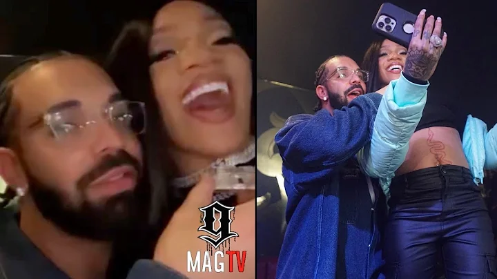 Glorilla & Drake Link Up At The Club After Their C...