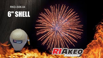 DISPLAY SHELL-6 INCH RKD-S06-04 | RIAKEO FIREWORKS