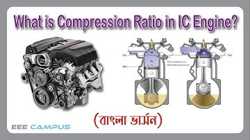 Compression Ratio and Formula of IC Engine in Bangla #CompressionRatio #InternalCombustionEngines