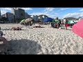 😮 TAKE A VIRTUAL TOUR: Copacabana Beach Walk 4K 🌊