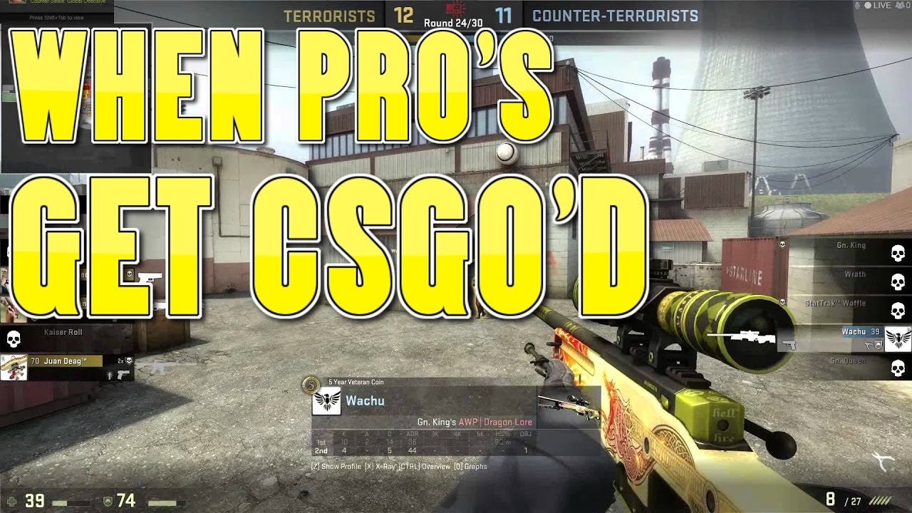 CS:GO - WHEN PRO PLAYERS GET CSGO'D! (Funny Fail Moments!) - YouTube