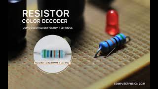 [DEMO] Resistor Color Decoder using Machine Vision