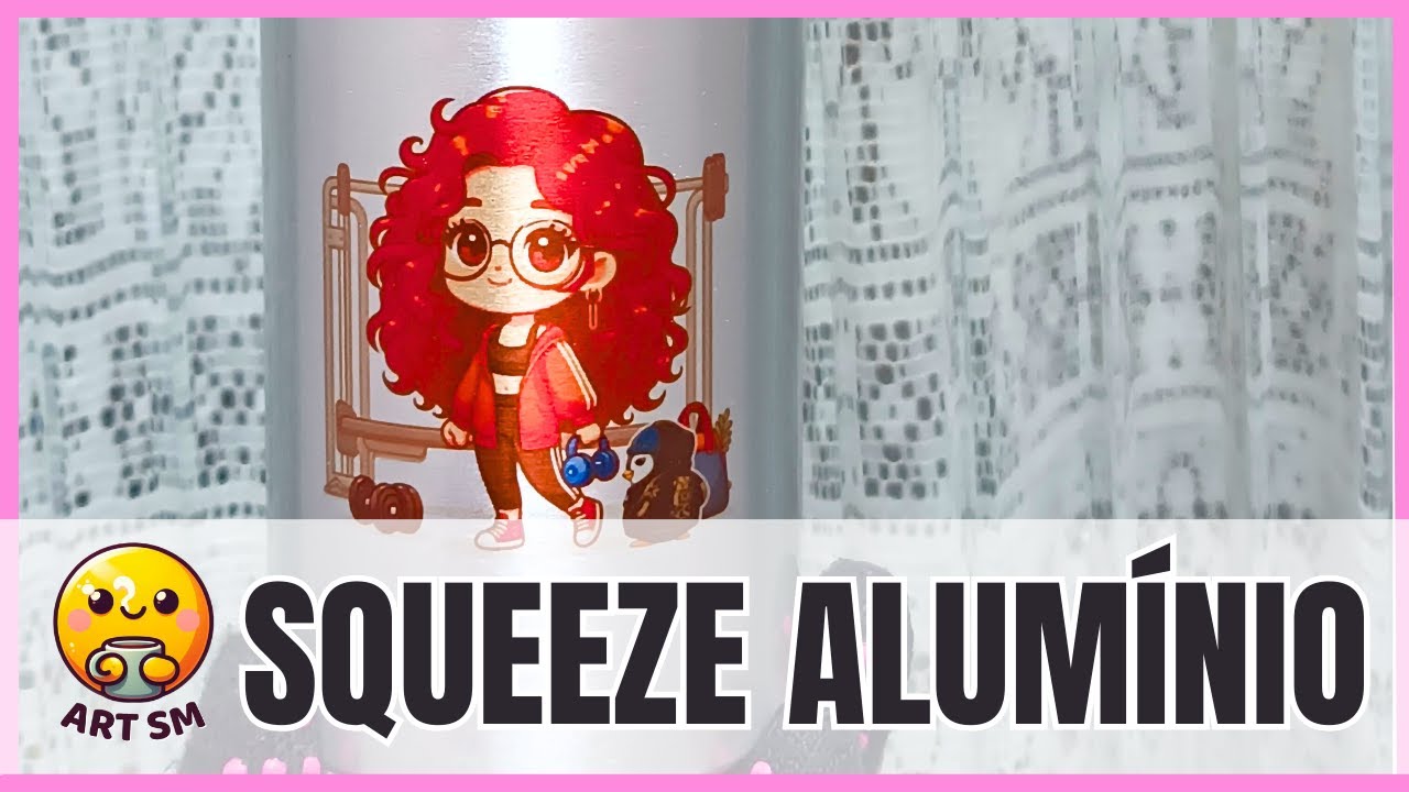 SUBLIMANDO SQUEEZE/GARRAFA de Alumínio na prensa mecolour!