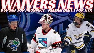 NHL Waivers News, 3 Stars of the Week, Injury Updates & Central Scouting List Top 2027 Draft Players