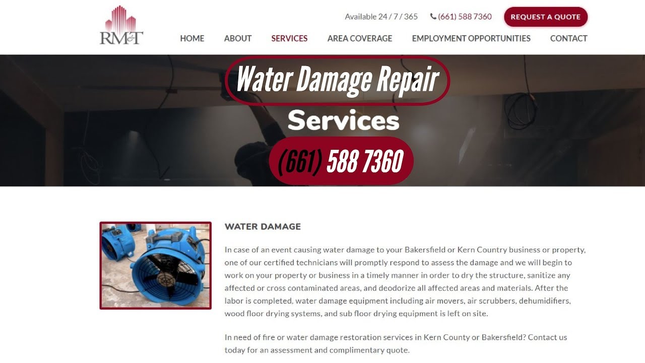 Emergency flood Restoration Bakersfield CA (661) 588 7360 YouTube